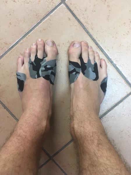 Barefoot boty z tejpu